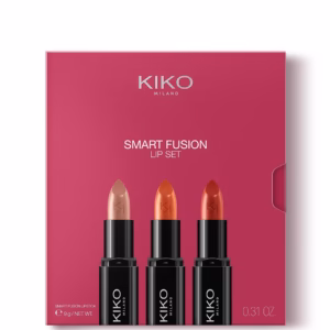 ست سه‌تایی رژلب KIKO Milano Smart Fusion Lip Set 03 – شامل ۳ رنگ 405، 407 و 406
