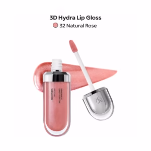 لیپ گلاس کیکو میلانو 3D Hydra Lipgloss شماره 32 – Pearly Natural Rose